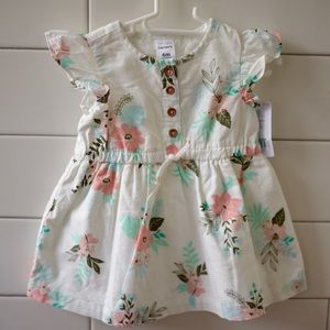 NWT carters floral dress
